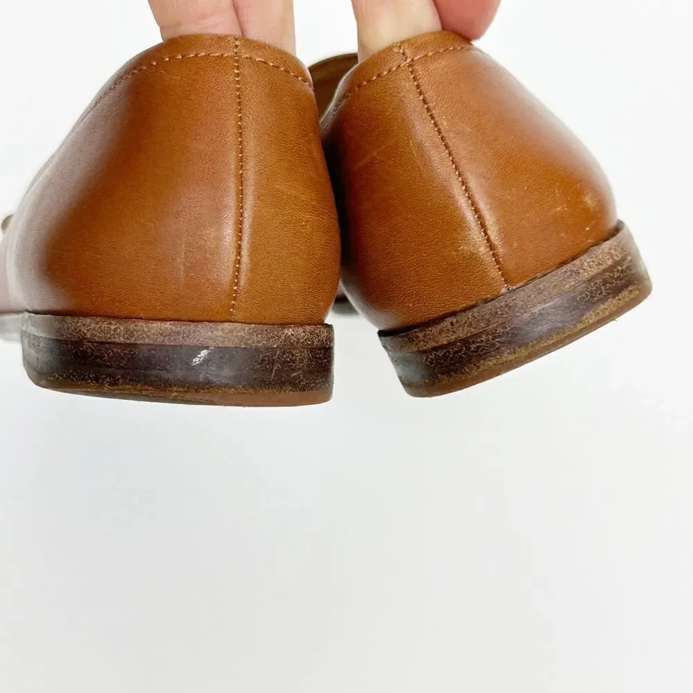 Madewell The Alex Loafer in Leather English Saddle Size 7.5 - Picture 7 of 10